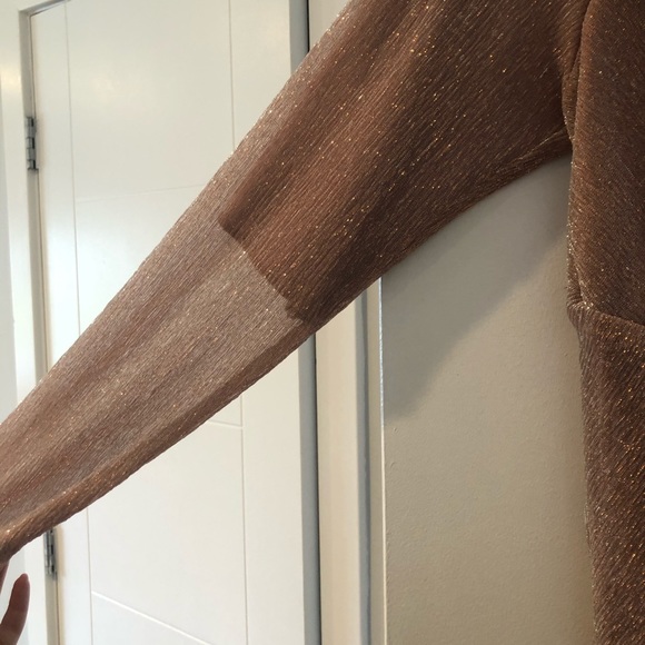 Talbot Runhof Ruched Lurex Gown - Picture 5 of 15